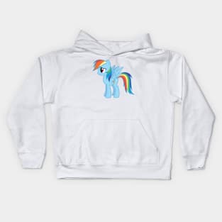 Flutteryay Rainbow Dash 3 Kids Hoodie